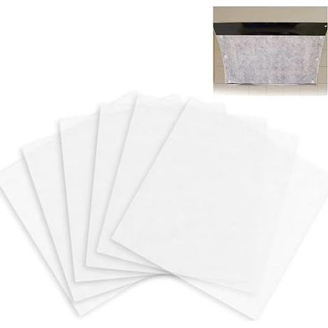 Cooker Hood Filters Stickers Grease Dust Filter White 43 x 45 cm (1/3)