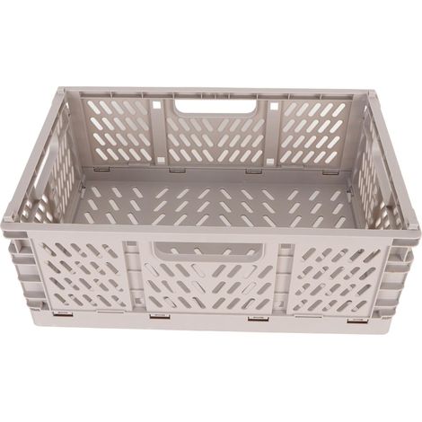 Caisse De Rangement Pliable, Caisse De Rangement épaisse De Grande Capacité, Panier De Rangement Pliable en Plastique pour Le Linge De Bureau (1/5)