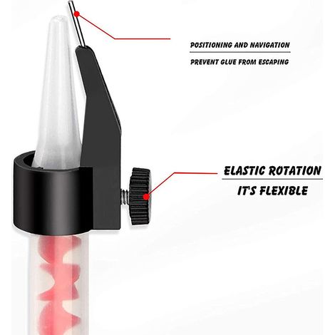 Outil de construction pour joints de carrelage en céramique (3 pièces) : embout de pose fixe, agent de jointoiement esthétique. (1/2)