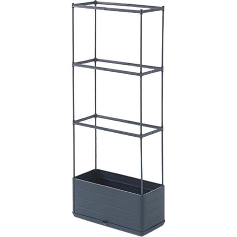 Jardinière treillis, jardinière à tomates avec cage, 3 niveaux (1/5)