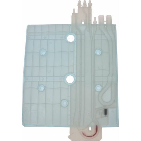 Echangeur thermique pour lave-vaisselle Bosch, Siemens, Indesit, Neff – Compatible avec modèles Se24660eu/24, S55m55x4eu/01, S4456n5/35 (1/2)