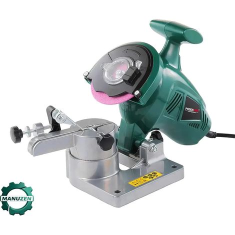 Manuzen - Affûteuse de chaîne de tronçonneuse 250 W – meule 100 mm – Affûteuse 250 W (1/4)