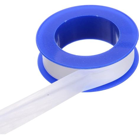 Ruban d'étanchéité blanc pour tuyaux d'eau, ruban d'étanchéité industriel, ruban d'étanchéité, ruban d'étanchéité pour filetage de (1/5)