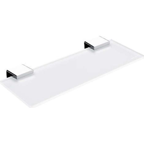 Nimco Kibo - Ablage, Länge 30 cm, mattiertes Glas/Chrom Ki 14091B-30-26