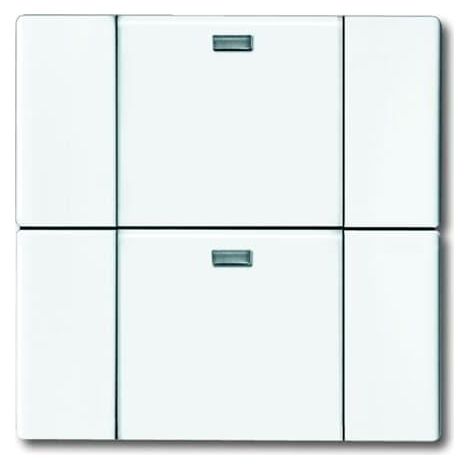 Interrupteur 2 Touches Waveline Future Linear Studio White 2CKA006730A0039 ABB 587867