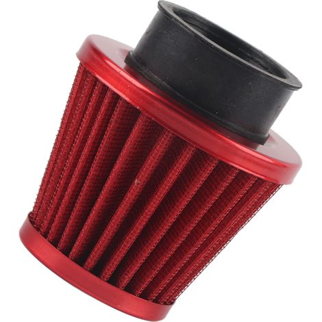 Kit d'admission d'air avec filtre de 38 mm pour moto tout-terrain, quad et dirt bike (rouge) (1/5)