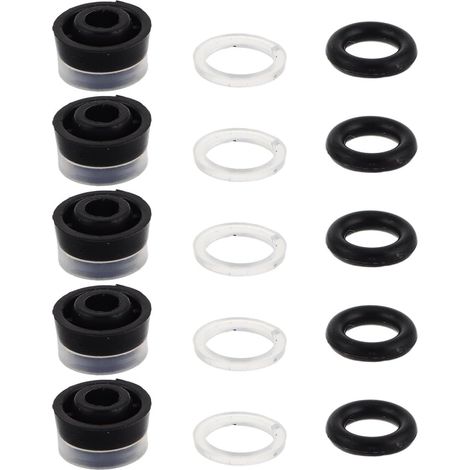 5 Pièces Bouchon Cric Hydraulique, Joint en Caoutchouc pour Remplissage d'Huile, Tampon Universel de Rechange, Kit Reparation Levage Automobile 3 Tonnes 5 Tonnes (1/5)