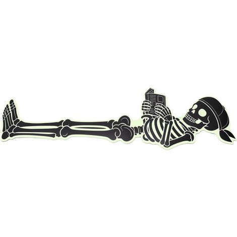 Halloween-Magnete mit Skelettmotiv, die im Dunkeln leuchten (1/5)