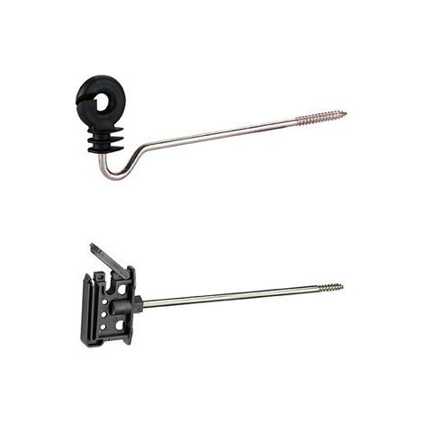 Isolateurs écarteurs pour clôture électrique Kerbl (lot de 10) - X Modèle Isolateur écarteur pour ruban (1/5)