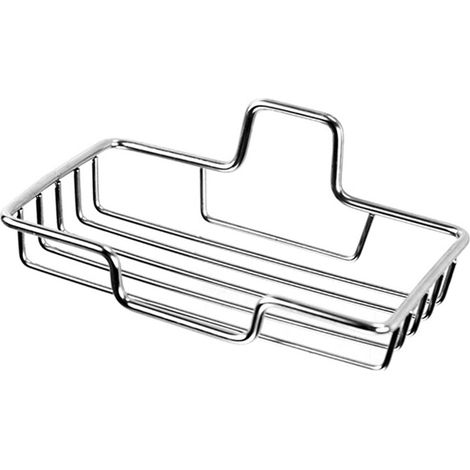 Portasapone in acciaio inox per il bagno, portasapone a parete senza foratura, con gocciolatoio, scatola per sapone da bagno