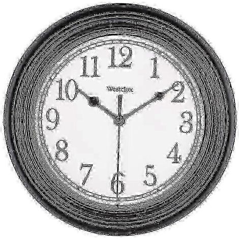 Horloge extérieure étanche avec thermomètre, quartz de qualité, style rétro vintage, idéale pour l'intérieur et l'extérieur, pour jardin, terrasse, piscine et décoration intérieure. (1/4)