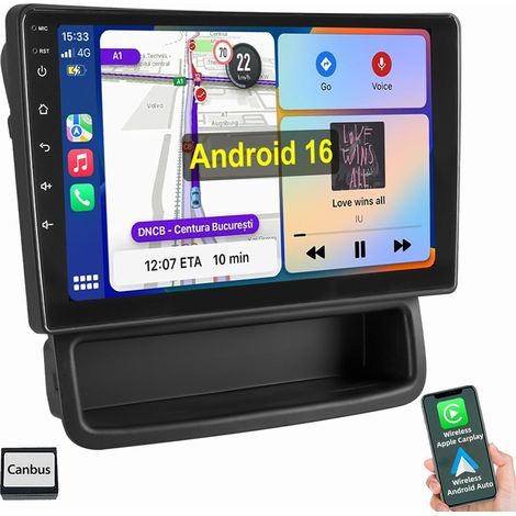 Pour Opel Vivaro A Renault Trafic 2010-2014 Android 16 Autoradio GPS RDS 2+16G (1/5)