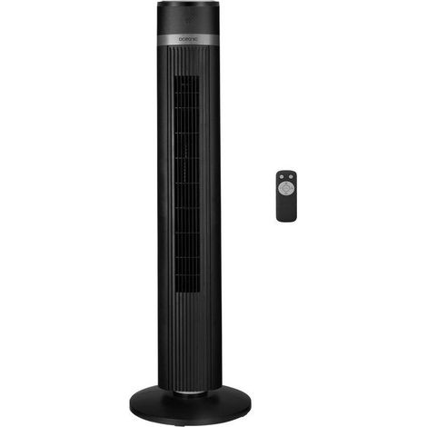 Ventilatore a torre OCEANIC 45 W 101 cm Nero 3 modalità 3 velocità oscillazione 90° timer 15 h LED