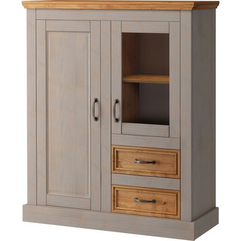 SelmaCabinet 1 Glassdoor 1 Porte 2 Tiroirs (1/5)