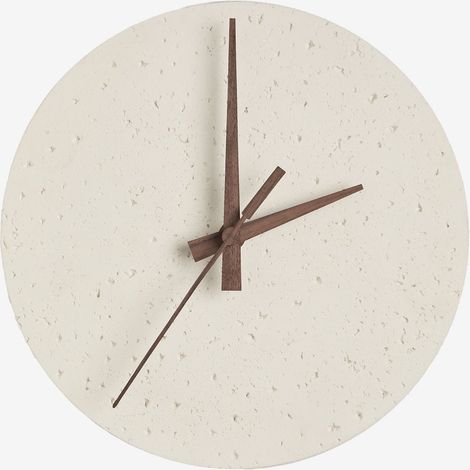 Orologio da parete in cemento Relyo Ø25 SKLUM