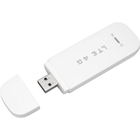 Mini-4G-LTE-WLAN-Router, tragbar, 150-Mbit/s-USB-Modem, Zugangspunkt für bis zu 10 Geräte, Weiß