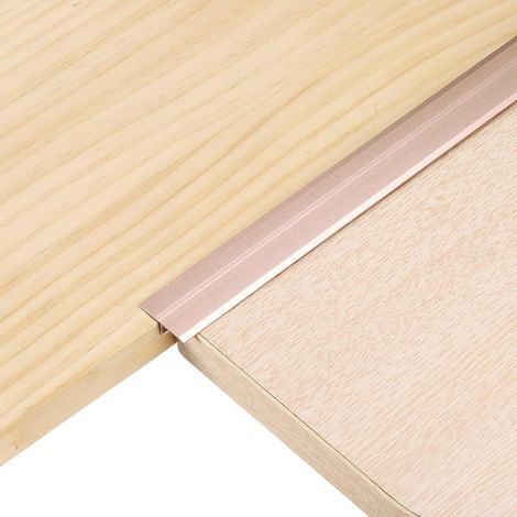 6Pcs 2.9ft x 0.79" Profilés De Transition En T Pour Sol, Bords En Alliage D'Aluminium Pour Lames De Vinyle Remplissant Entre Parquets, Carrelages Et Sols, Violet Clair (1/5)