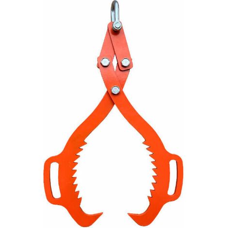 Pince de levage pour bois, crochet de préhension robuste, griffe pour bois, débardage, levage de bois, crochet antidérapant, 53 cm