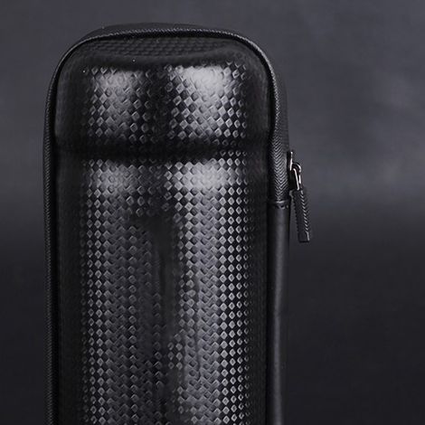 Sacoche à outils de réparation de vélo, sac de rangement portable et étanche avec fermeture éclair, forme carbone (1/5)