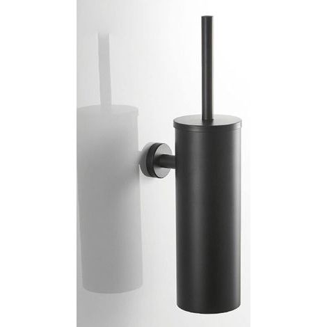 Brosses à Toilettes, Brosse WC INOX,Toilette WC avec Couvercle Anti-éclaboussures Fermé,Tête de Brosse Remplaçable Mesures (1/5)