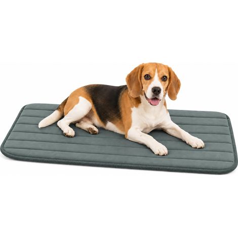 Panier Chien - Coussin Chien et Chat orthopédique Vert - adapté Cage métallique - Mousse mémoire de Forme - 85,5 x 51 x 2 cm (1/5)