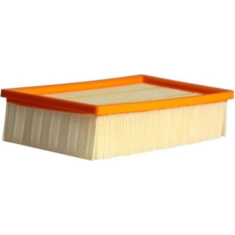Satz mit 2 flachen Faltenfiltern für originale Kärcher-Modelle: NT 25/1 Ap, NT 35/1, NT 45/1, NT 55/1, NT 361, NT 561, NT611 Tact, Te, M, Eco. Ersetzt Originalteil 6.904-367.0 (1/5)