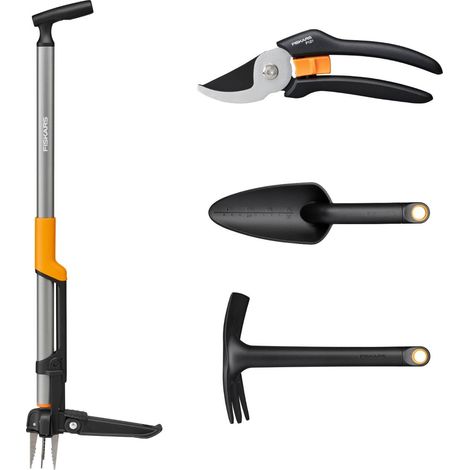 Kit Complet de Jardinage, 4 Pièces, Désherbeur, Houe (1/5)