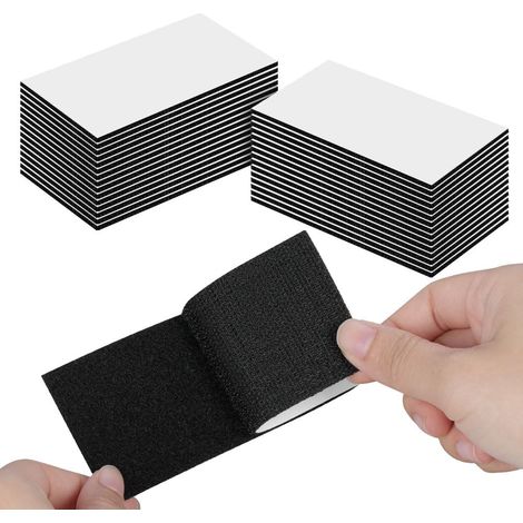 Strisce di velcro biadesive, 510 cm, 24 pezzi, strisce di velcro da cucire (1/5)