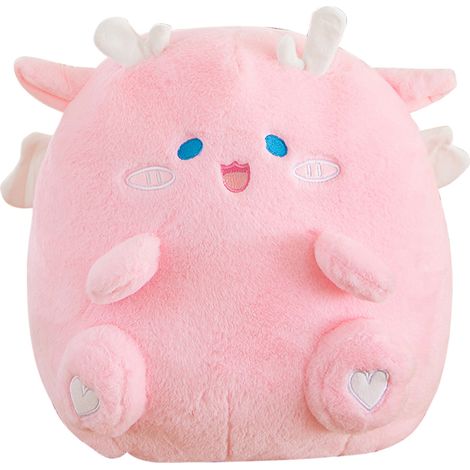 Weiches Plüschkissen (40 cm), niedlich, aus PP-Baumwolle, für Kinder, Bürogeschenk, rosa (1/5)