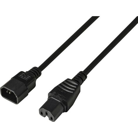 Sygonix SY-7154356 alimentation Câble de raccordement noir 1.80 m