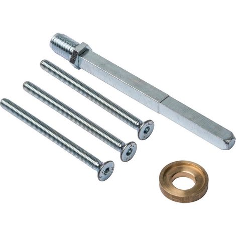 Schutzbeschlagbefestigung abgesetzter 8/10mm Vierkant M6 Schrauben Wechselstift 89-93mm