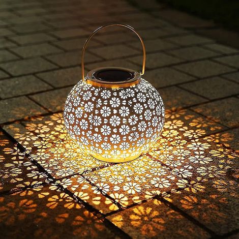 Lanterne solaire de jardin, étanche IP65, à LED (1/4)
