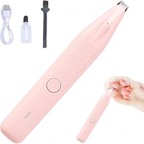 à pattes de chien, électrique rechargeable sans fil à faible bruit pour le toilettage avec indicateur lumineux D, nouvelle (1/5)
