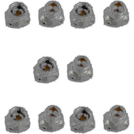 Raccord de réparation de tuyau en métal pour raccord de tuyau d'arrosage de 3/4 po ou 5/8 po mâle et (1/5)
