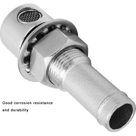 Évent droit réservoir carburant acier inox 316 pour cabine de bateau aérateur remplissage fuel 75mm 1 pièce (1/5)