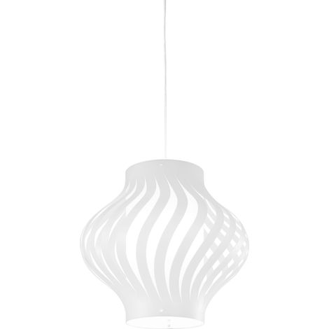Sospensione Da Esterno Moderna Helios Polilux ® Bianco 1 Luce E27 (1/2)