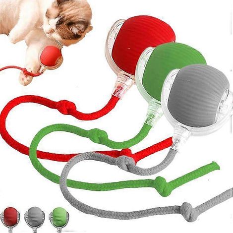 Jouets interactifs pour chats d'intérieur, nouvelle balle interactive roulante pour chien, jouet intelligent à 360° pour animaux de compagnie, balles auto-roulantes pour chats d'intérieur qui s'ennuie (1/5)