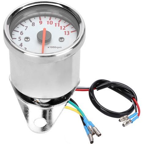 12-V-Gleichstrom-Universal-Motorrad-LED-Anzeige, elektronischer Drehzahlmesser bis 13000 U/min