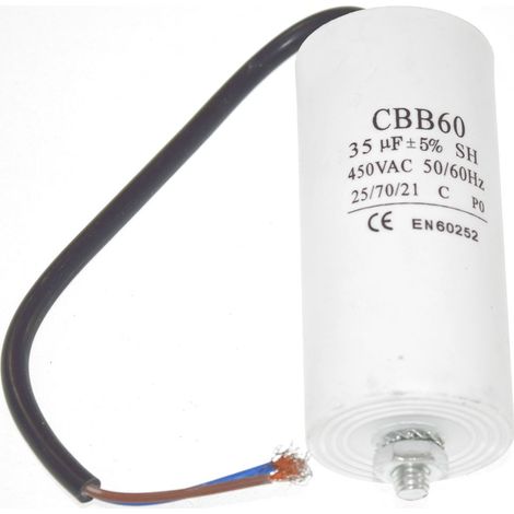 Universal 35UF Capacitor with 22cm Cable Connectors