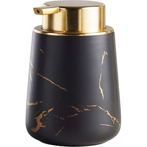 pair Distributeur de savon pour les mains, 400 ml, style nordique, en céramique, distributeur de savon liquide et de lotion pour les mains, pour comptoirs de cuisine ou de salle de bain-Fei Yu (1/5)