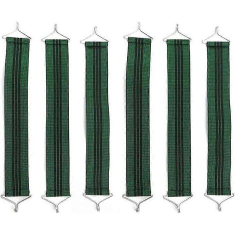 Coussin de chaise pliante avec ceinture de renfort, bandes de renfort pour chaise pliante - 6 sangles de renforcement, accessoires de stabilisation pour sièges pliants. (1/4)