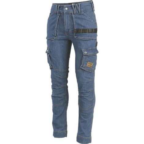 USAIN PANTALON DE TRAVAIL 1280 Bleu 54 (1/5)