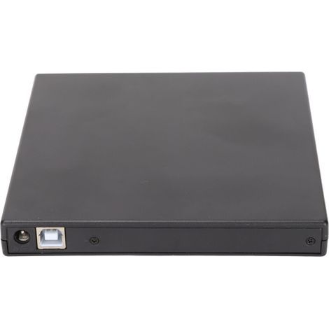 Lecteur CD/DVD externe à large compatibilité, lecteur CD/DVD portable, boîtier résistant aux chocs, graveur alimenté par USB, convient aux ordinateurs portables et de bureau, faible niveau sonore et f (1/2)