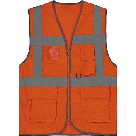 Gilet Safari Air HV - Orange - T2S