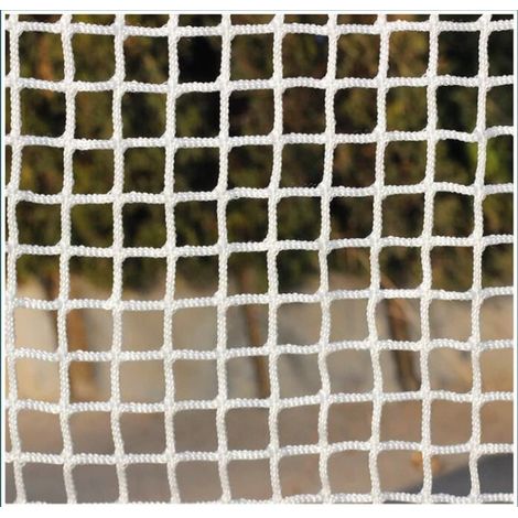 Filet de sécurité pour escaliers, filet de protection pour animaux et enfants, filet de balcon pour porte, barrière de sécurité, filet décoratif (dimensions : 2 m x 3 m (6,5 x 9,8 pi), couleur : blanc (1/5)