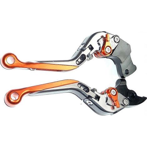 Aplicable a KTM 390 DUKE 2011-2019 MANETAS DE FRENO Y EMBRAGUE PLEGABLES Y EXTENDIENTES PARA CARRETERA, CARRERA Y PISTA x18 () (1/5)