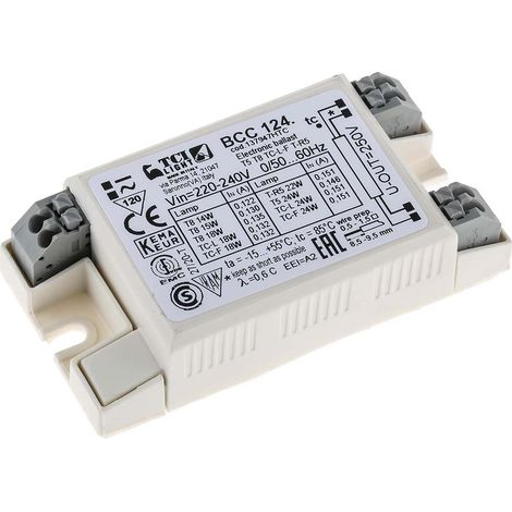 Rs Pro – Ballast électronique 1 x 14 18 W – 220-240 V – Compatible Fluocompacte – Pour lampes T5/T8/TC-F/TC-L (1/3)