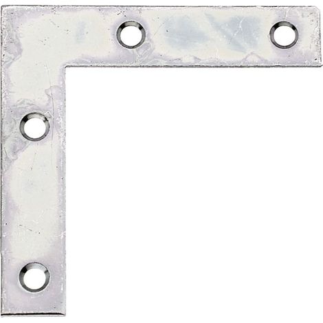 Lot 12 pcs équerres de meubles 50 x 50 x 10mm galvanisé - (1/2)