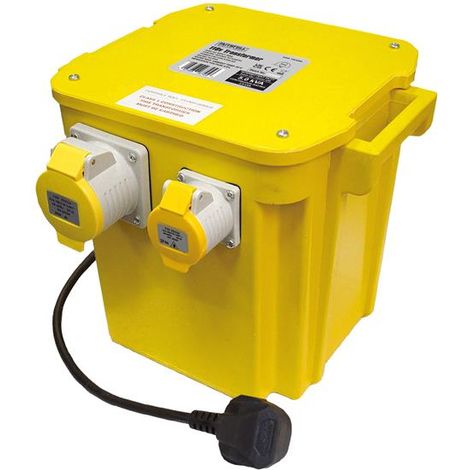 Faithfull Power Plus Transformer 5kVA Triple Outlet FPPTRAN5