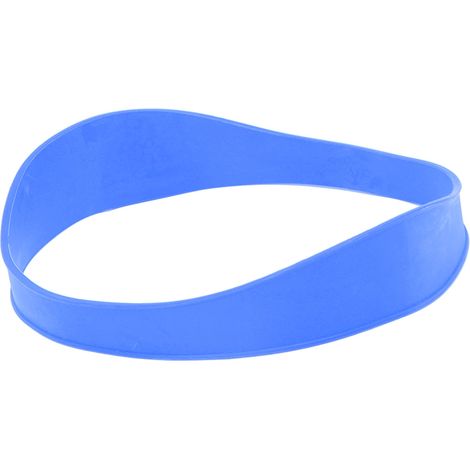 Gabarit de rasage incurvé en silicone pour la nuque et le col, à utiliser soi-même - Outil de coupe de cheveux bleu (1/5)